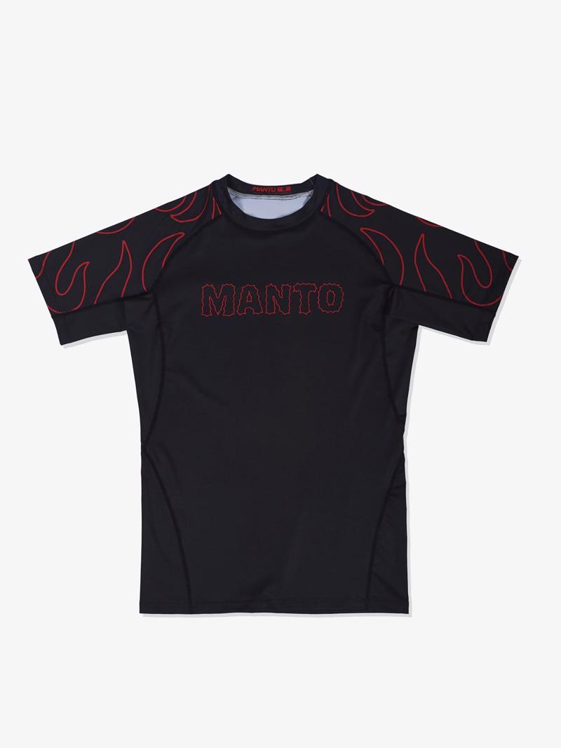 MANTO cobra RASHGUARD -black